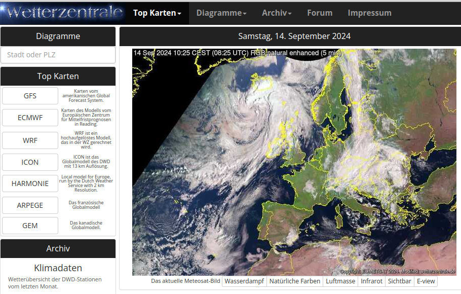 Centro Meteo Wetterzentrale